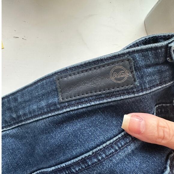 AG Dark Wash The Harper Essential Straight Raw Hem Jeans 29 - Picture 9 of 15